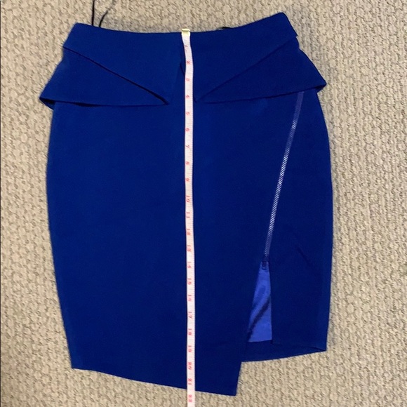 Keepsake the label cobalt skirt small asymmetric - Picture 3 of 7